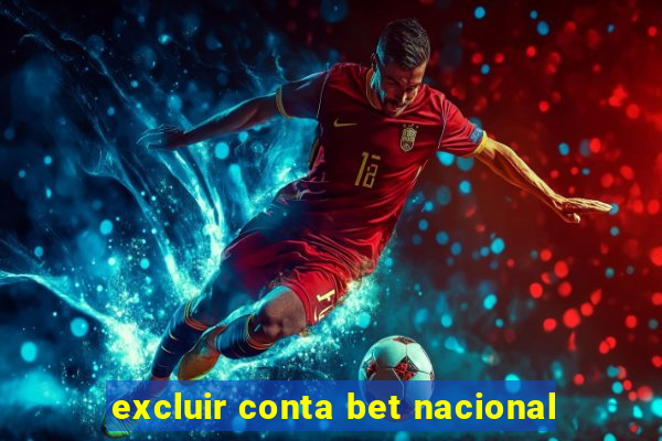 excluir conta bet nacional